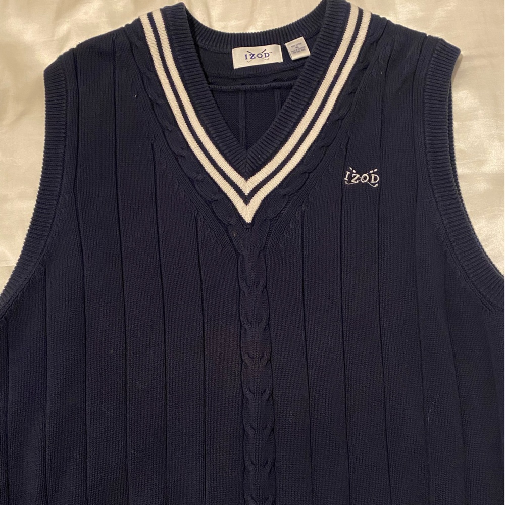 IZOD cozy sweater vest, size XL